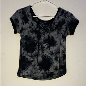 tie dye crop top